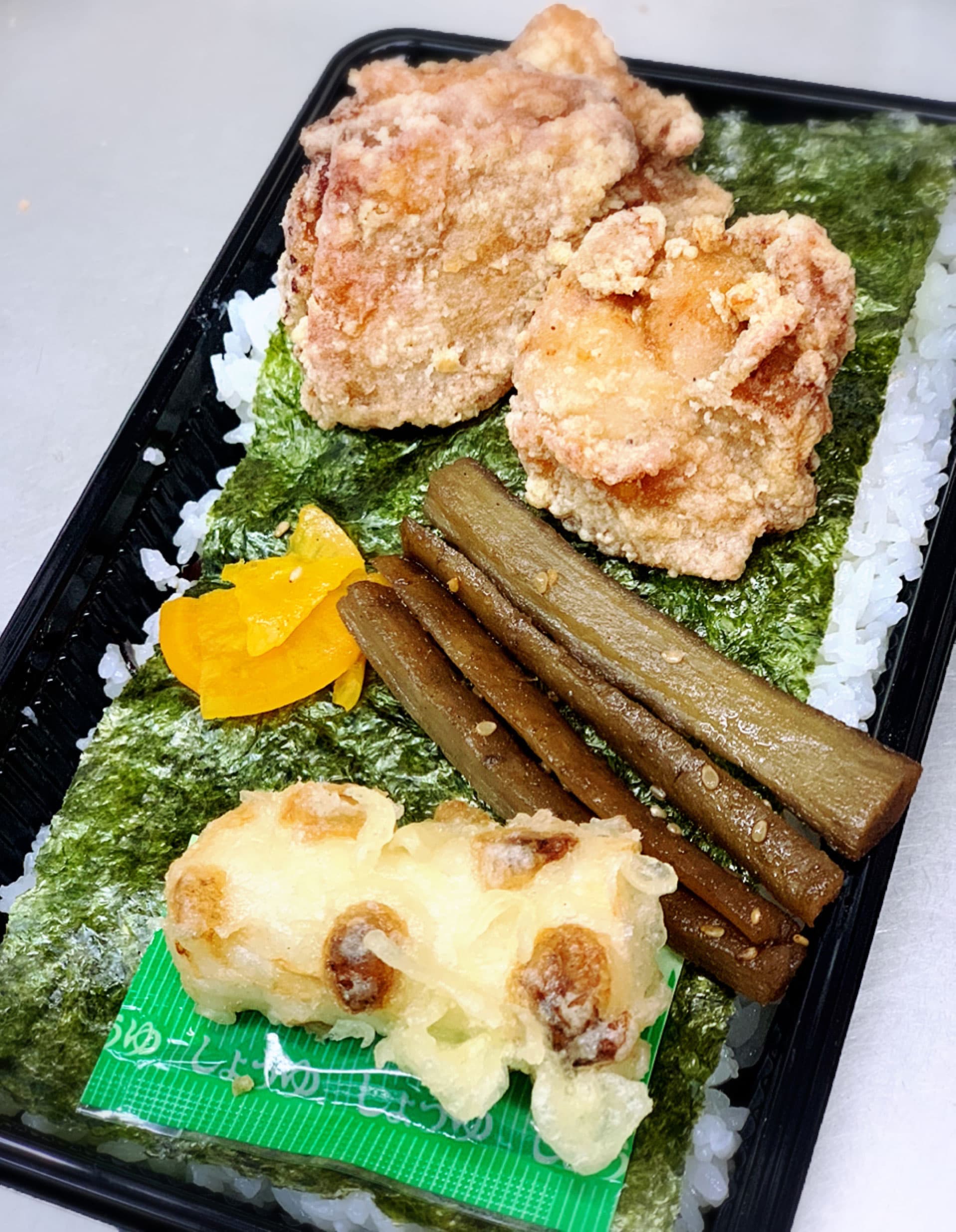 のり唐揚げ弁当